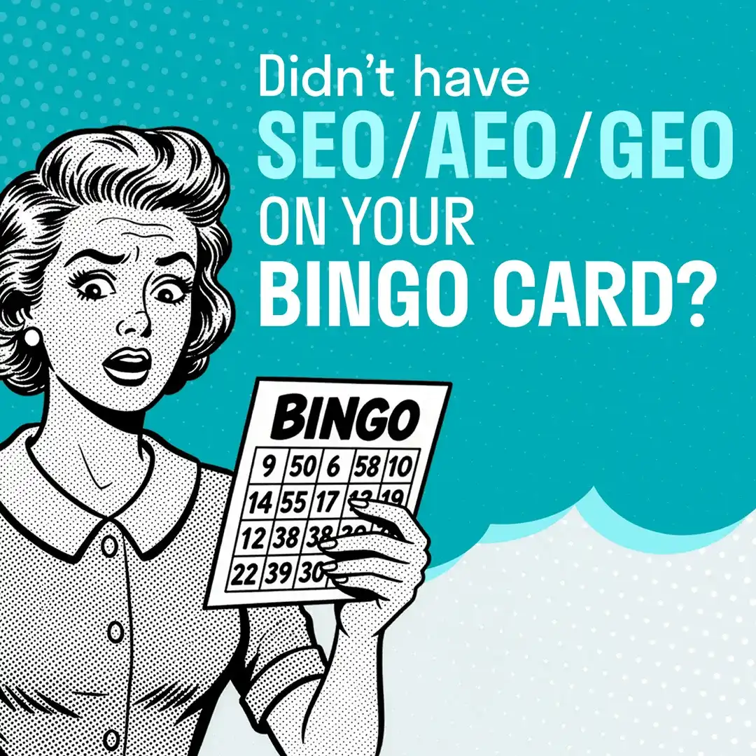 Didnt have SEO/AEO/GEO on your bingo card?