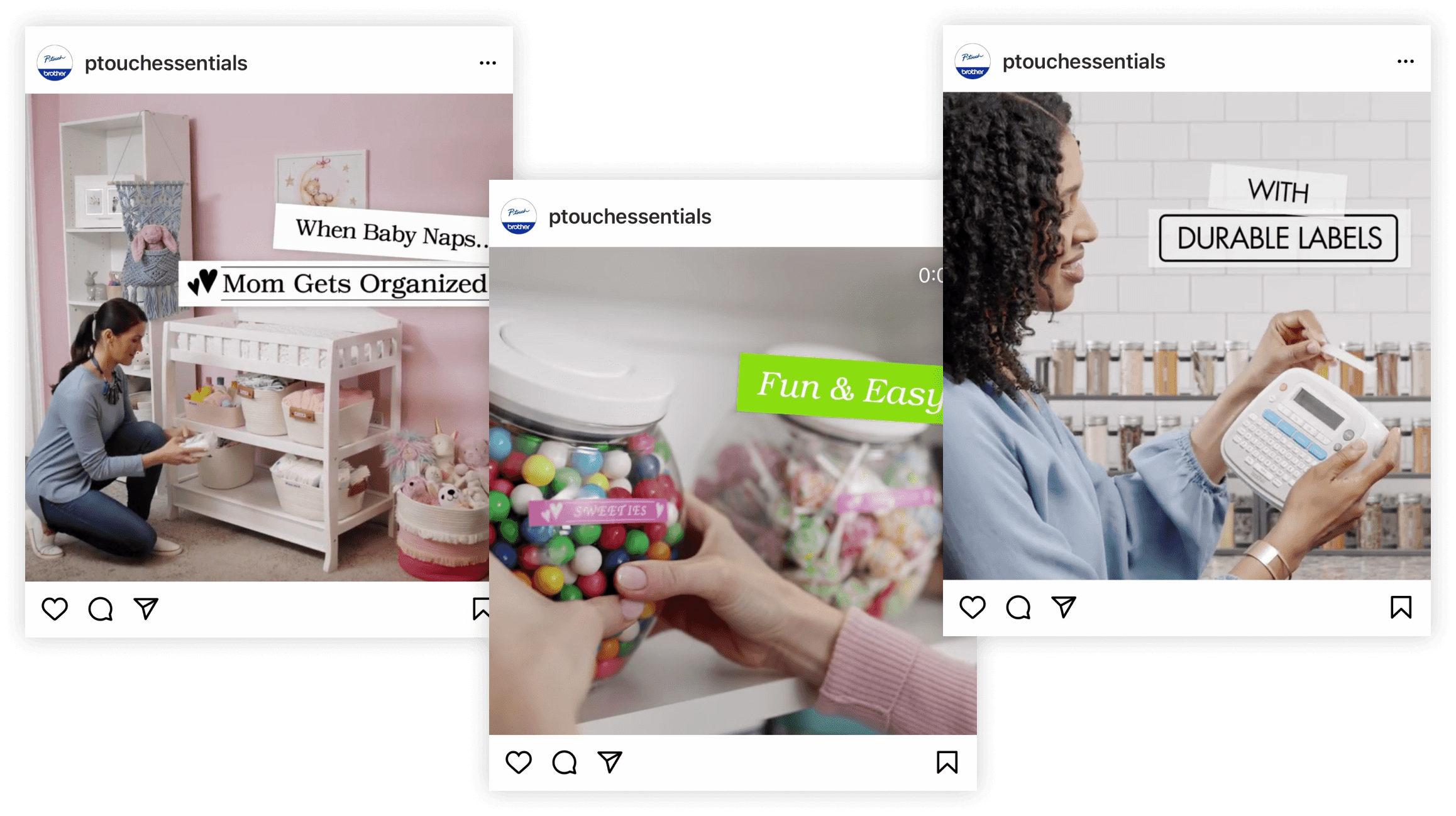 screenshots of social media posts ridge marketing made for brother